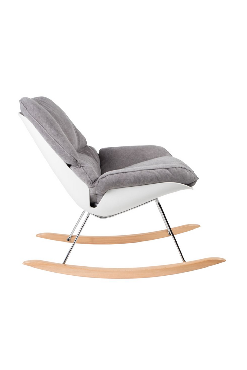 Gray Upholstered Rocking Chair | DF Rocky | DutchFurniture.com