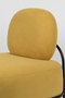 Yellow Upholstered Accent Chair | DF Polly | Dutchfurniture.com