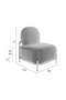 Gray Upholstered Accent Chair | DF Polly | Dutchfurniture.com