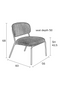 Black Framed Lounge Chairs (2) | DF Jolien | Dutchfurniture.com