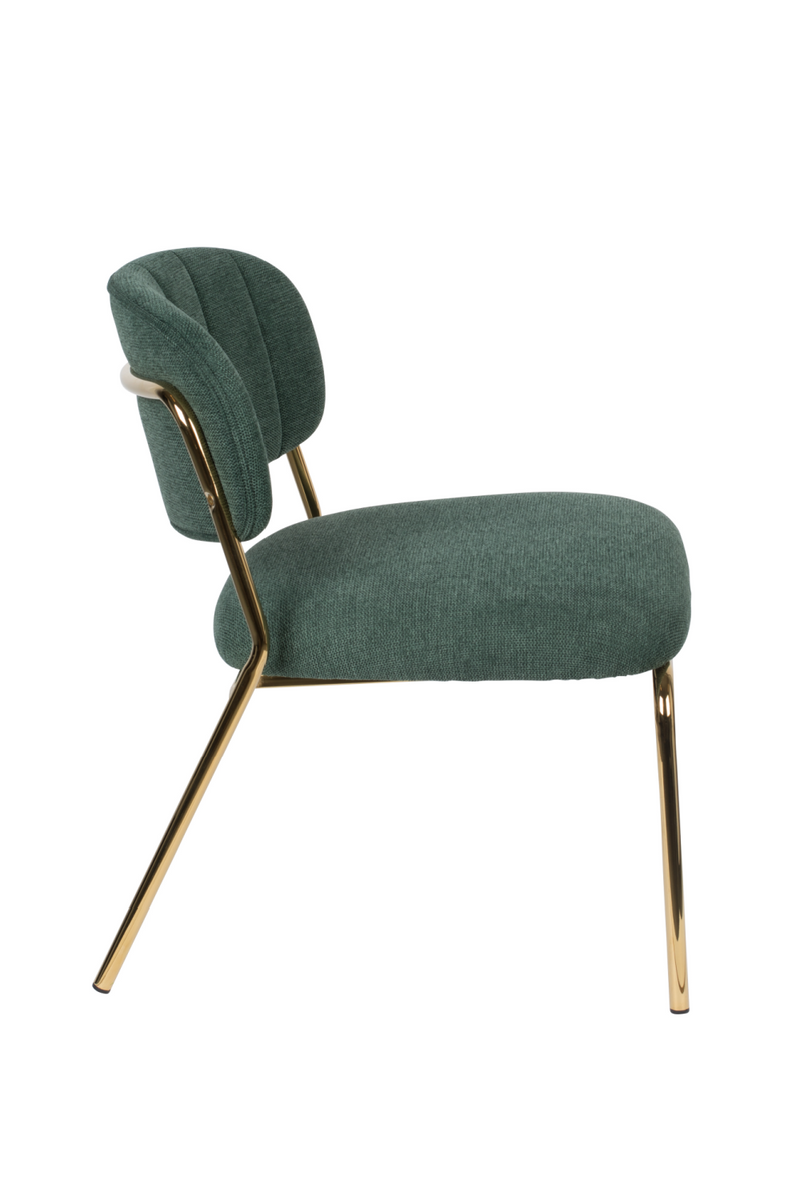 Gold Framed Lounge Chairs (2) | DF Jolien | Dutchfurniture.com