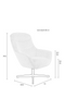 Contemporary Upholstered Lounge Chair | DF Yuki | Dutchfurniture.com