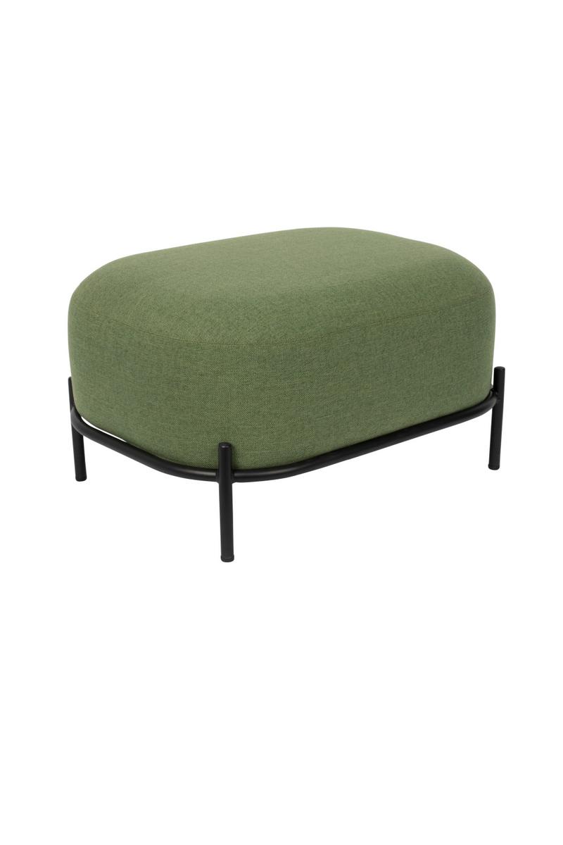 Green Upholstered Ottoman | DF Polly | Dutchfurniture.com