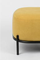 Yellow Upholstered Ottoman | DF Polly | Dutchfurniture.com