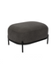 Gray Upholstered Ottoman | DF Polly | Dutchfurniture.com