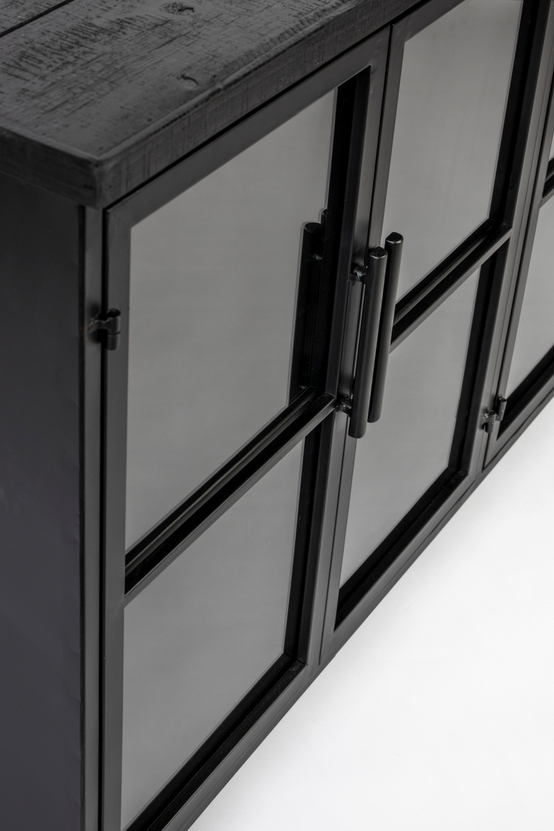 Lacquered Black Low Cabinet | DF Ferre | Dutchfurniture.com