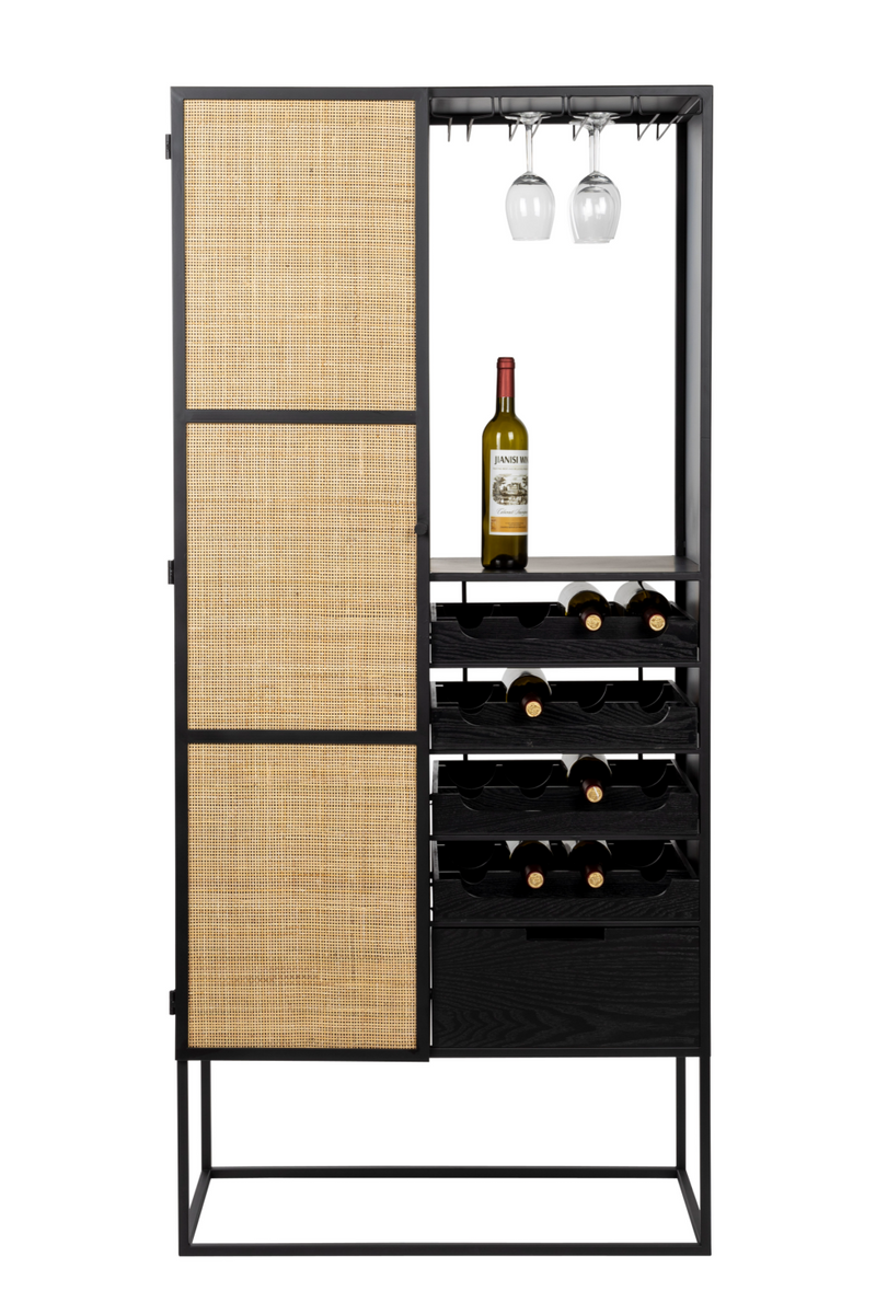 Rattan Webbing Wine Cabinet | DF Guuji | Dutchfurniture.com