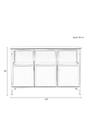 White Metal Cabinet | DF Miya | Dutchfurniture.com