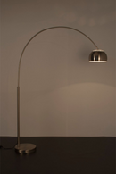 Brushed Metal Arched Floor Lamp | DF Bow | Dutchfurniture.com