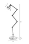 Zigzag Floor Lamp | DF Xavi | Oroatrade.com