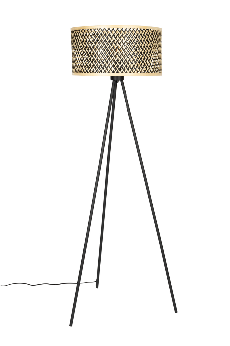 Modern Bamboo Tripod Floor Lamp | DF Isla Modern Bamboo Tripod Floor Lamp | DF Isla | Dutchfurniture.com