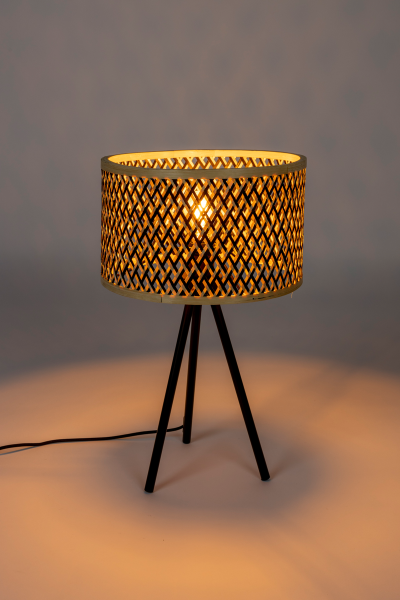 Modern Bamboo Tripod Table Lamp | DF Isla | Oroatrade.com
