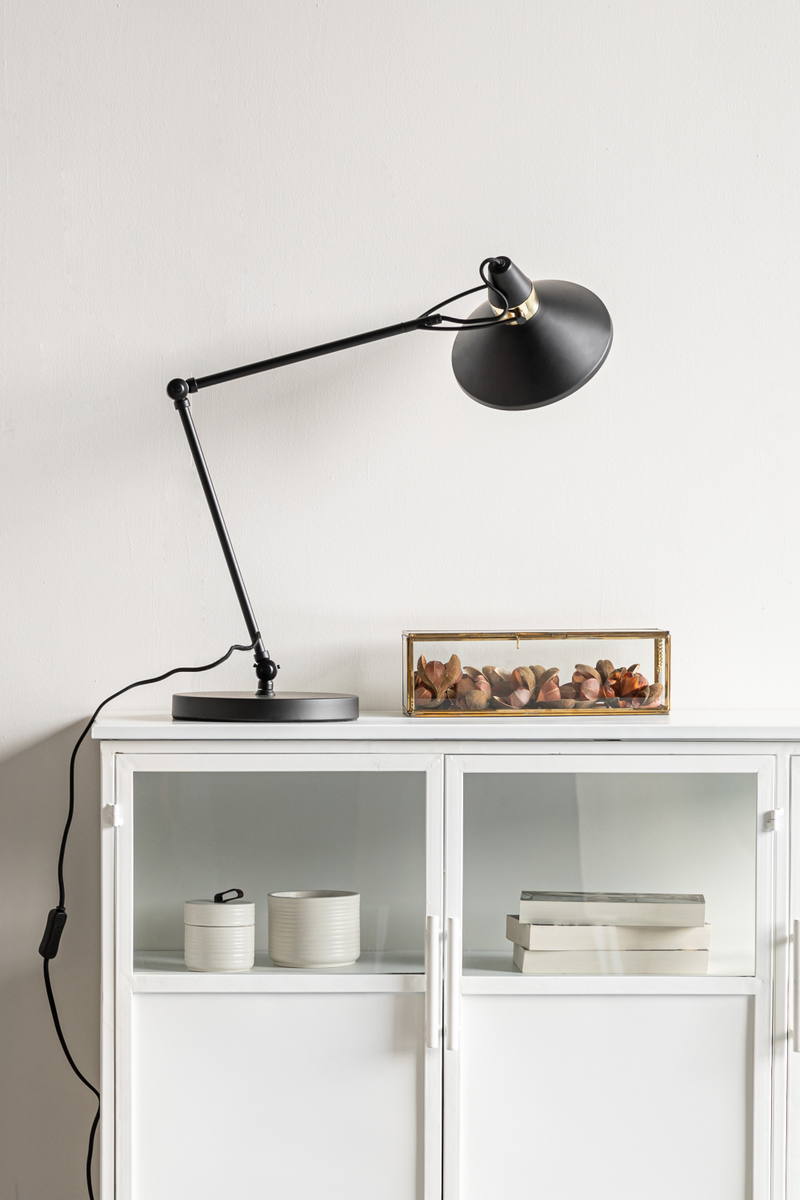 Black Iron Spot Table Lamp | DF Jona | Dutchfurniture.com