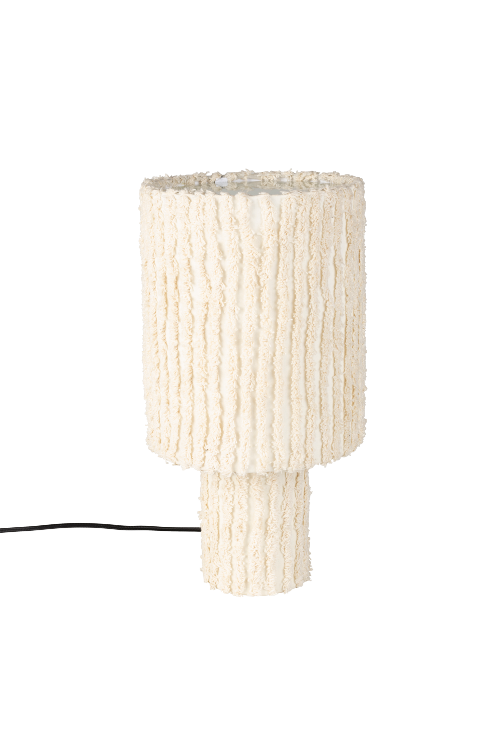 White Cotton Table Lamp | DF Arjun | Dutchfurniture.com