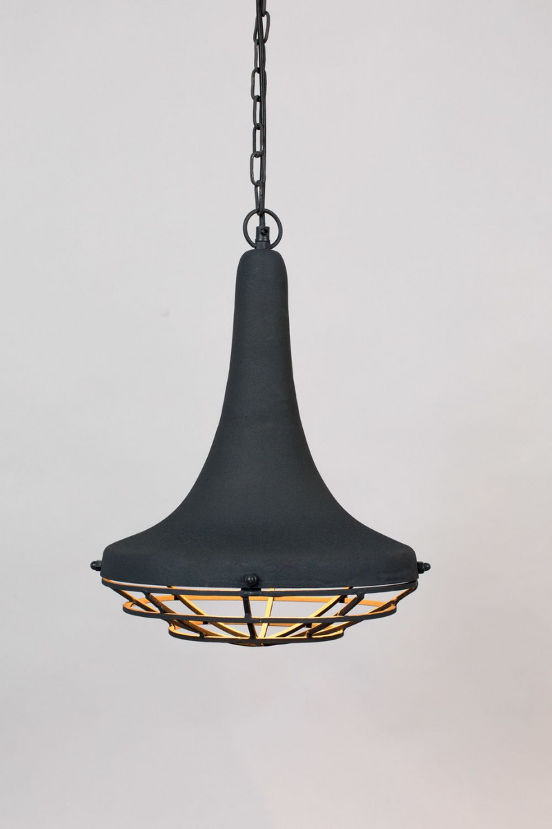Matte Gray Metal Pendant Lamp | DF Wout | DutchFurniture.com