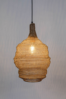 Brass Iron Mesh Pendant Lamp M | DF Lena | Dutchfurniture.com