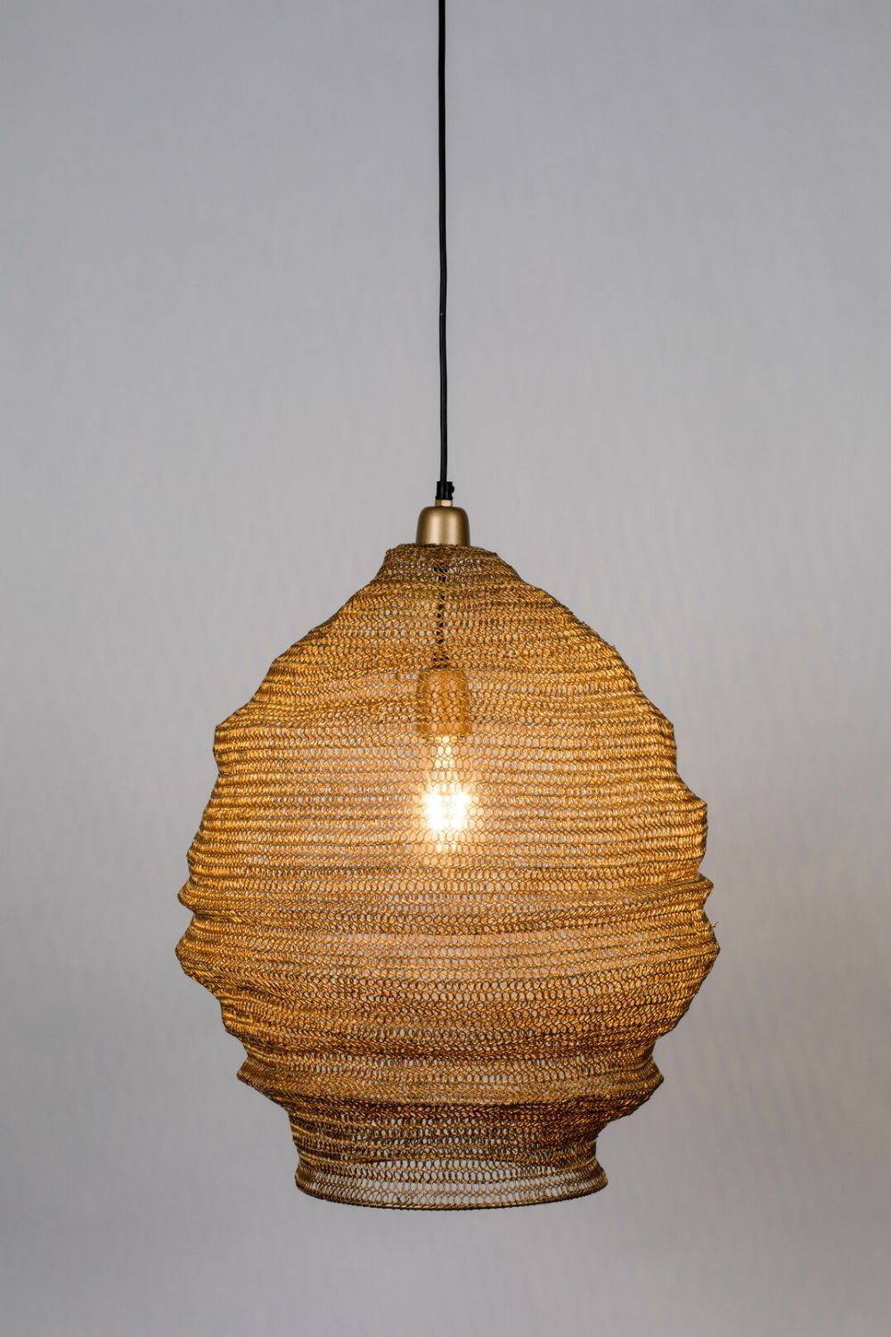 Brass Iron Mesh Pendant Lamp L | DF Lena | Oroatrade.com