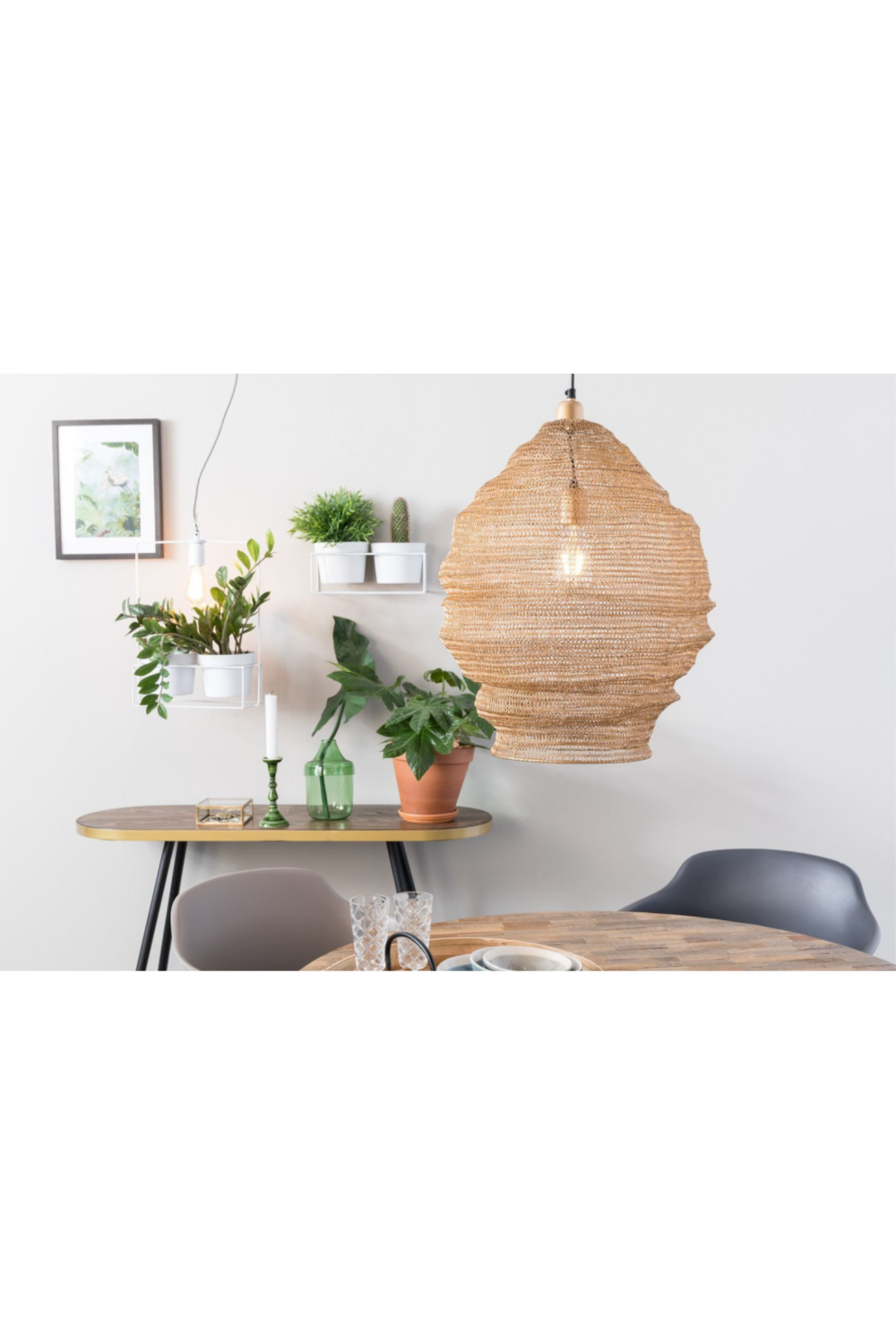 Brass Iron Mesh Pendant Lamp L | DF Lena | Oroatrade.com