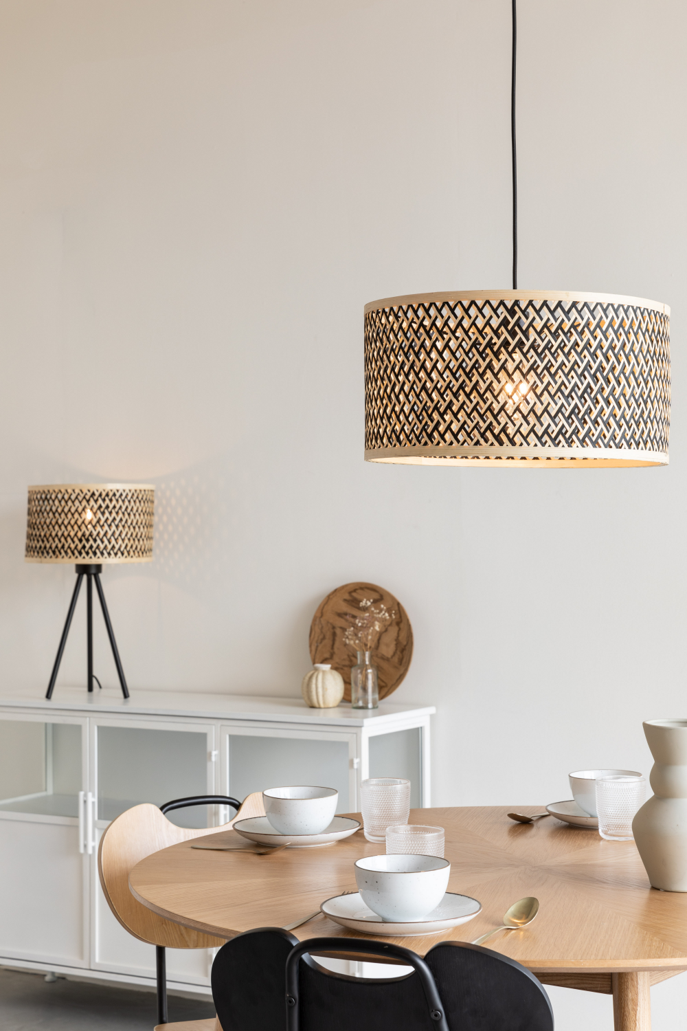 Bamboo Canopy Pendant Lamp | DF Isla | Dutchfurniture.com