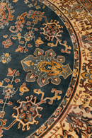 Round Beige Vintage Carpet | DF Raz | Dutchfurniture.com