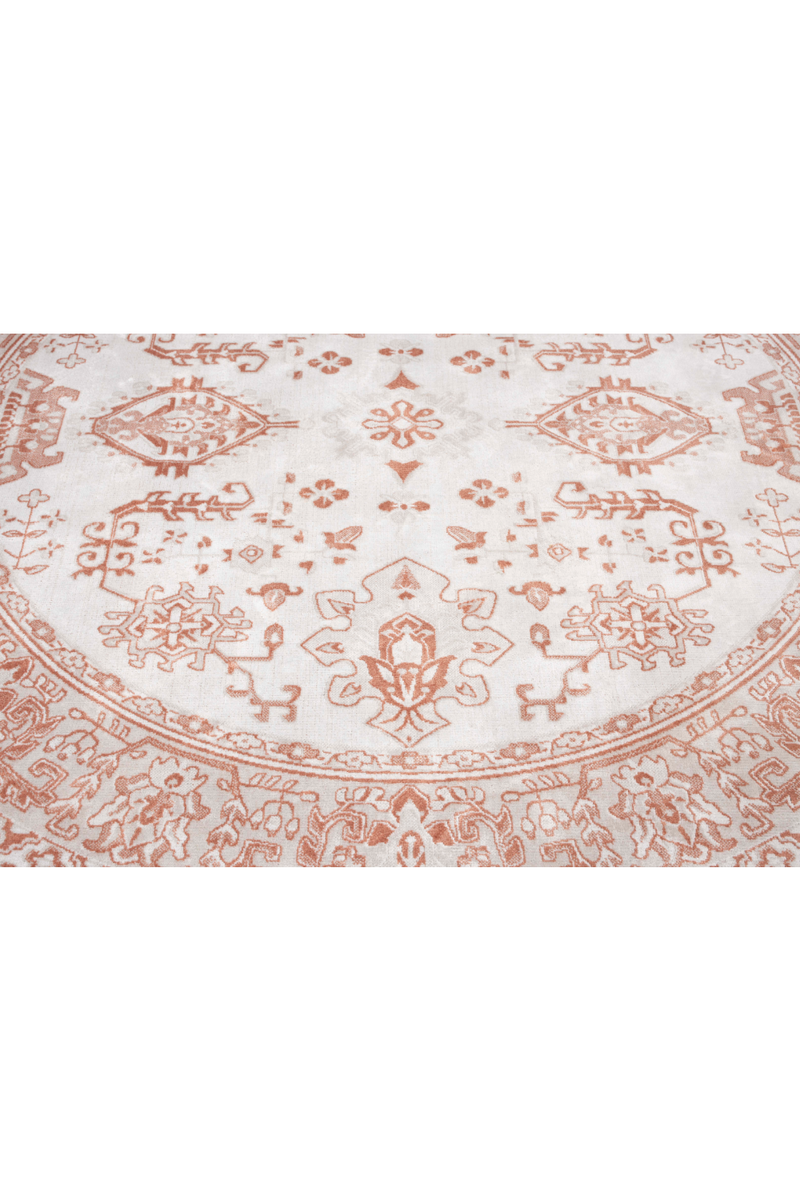 Round Fringed Carpet 5'2" | DF Reza | Dutchfurniture.com