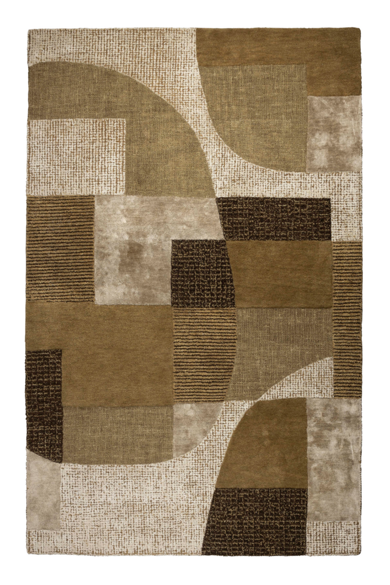 Green Hand-Tufted Carpet | DF Silvan | Dutchfurniture.com