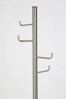 Silver Free Standing Coat Rack | DF Hooked | Dutchfurniture.com