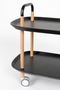Black Wheeled Trolley | DF Cruiser | DutchFurniture.com