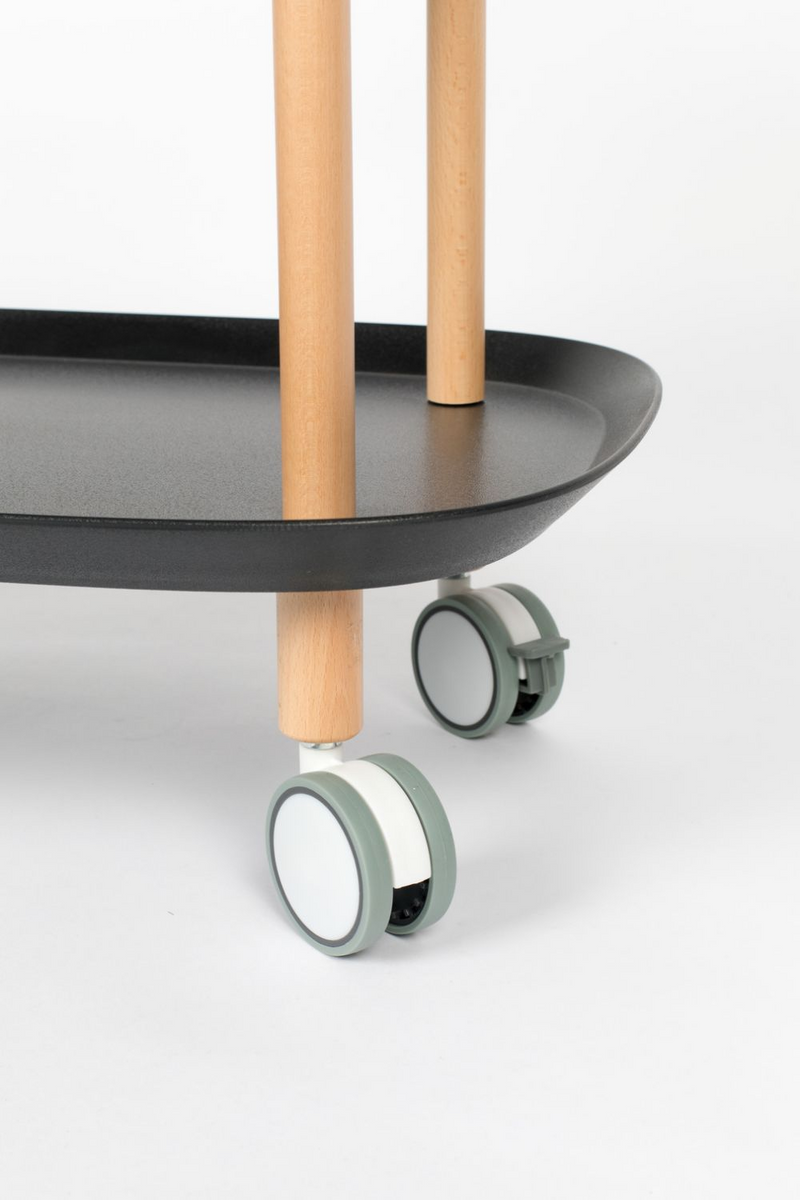 Black Wheeled Trolley | DF Cruiser | DutchFurniture.com