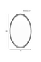 Oval Minimalist Mirror | DF Matz | Dutchfurniture.com