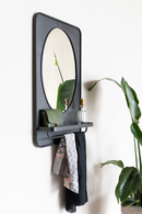 Metal Framed Mirror Shelf | DF Pascal | Dutchfurniture.com