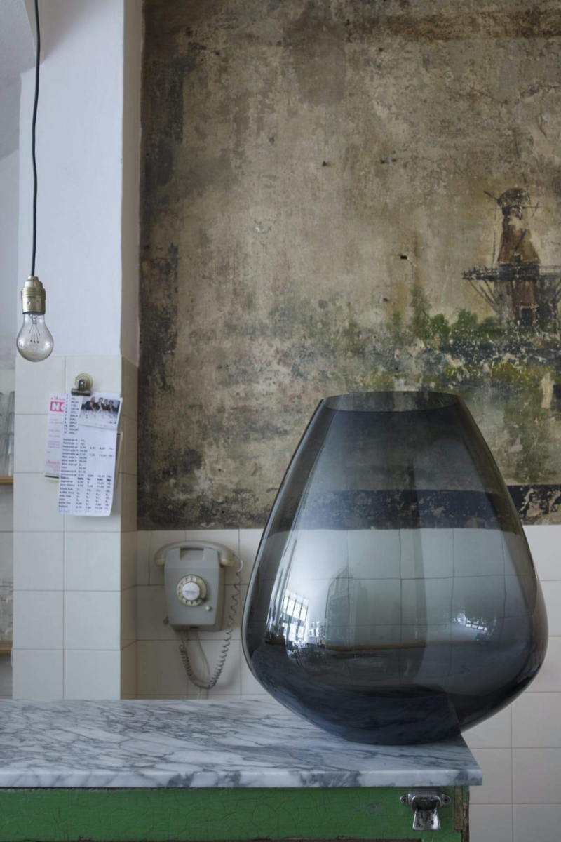 Gray Glass Vase | Pols Potten Wiskey | Oroatrade.com