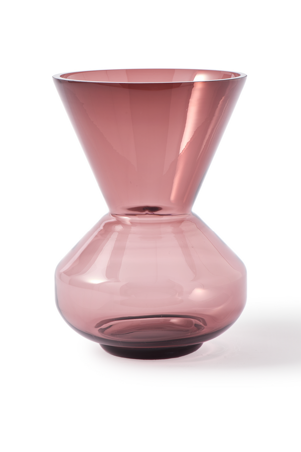 Purple Glass Conical Vase | Pols Potten Thick Neck | Dutchfurniture.com