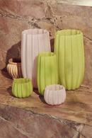 Olive Green Glass Vase M | Pols Potten Melon | Dutchfurniture.com