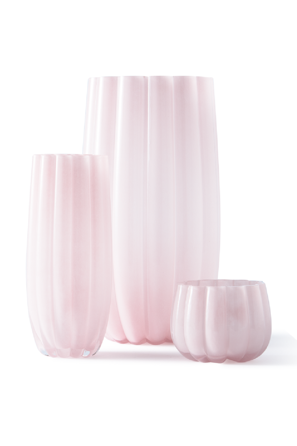 Light Pink Glass Vase L | Pols Potten Melon | Dutchfurniture.com