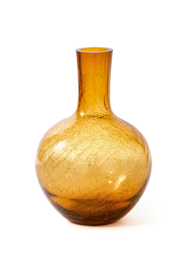 Crakled Glass Vase L | Pols Potten Ball Body | Dutchfurniture.com