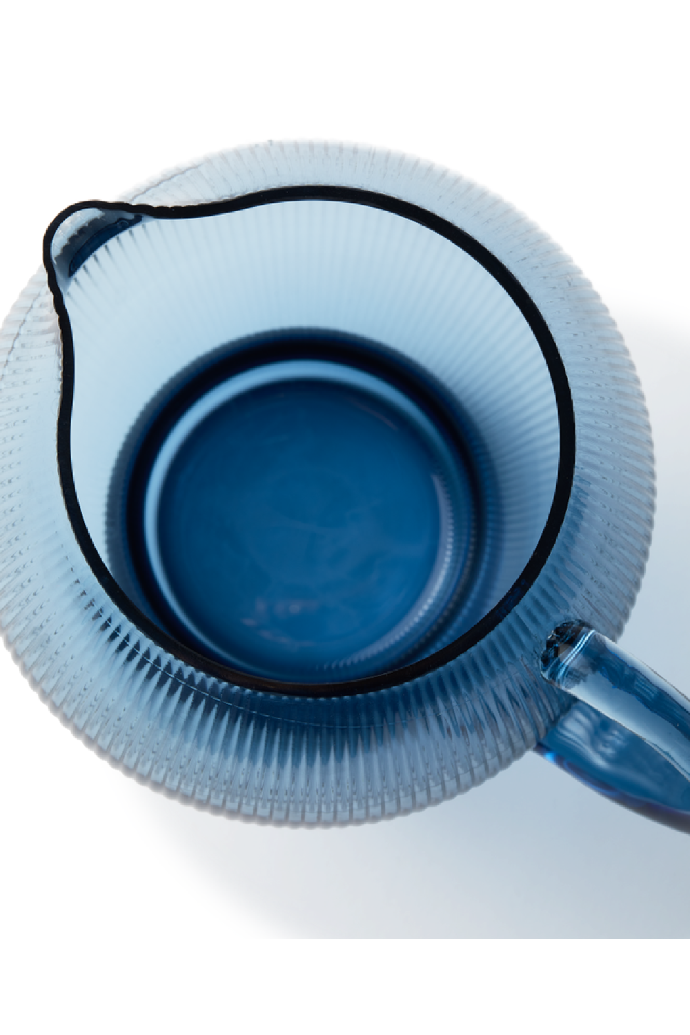 Blue Ridged Glass Pitcher | Pols Potten Pum | Dutchfurniture.com