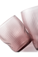 Purple Ridged Glass Tumbler | Pols Potten Pum | Dutchfurniture.com