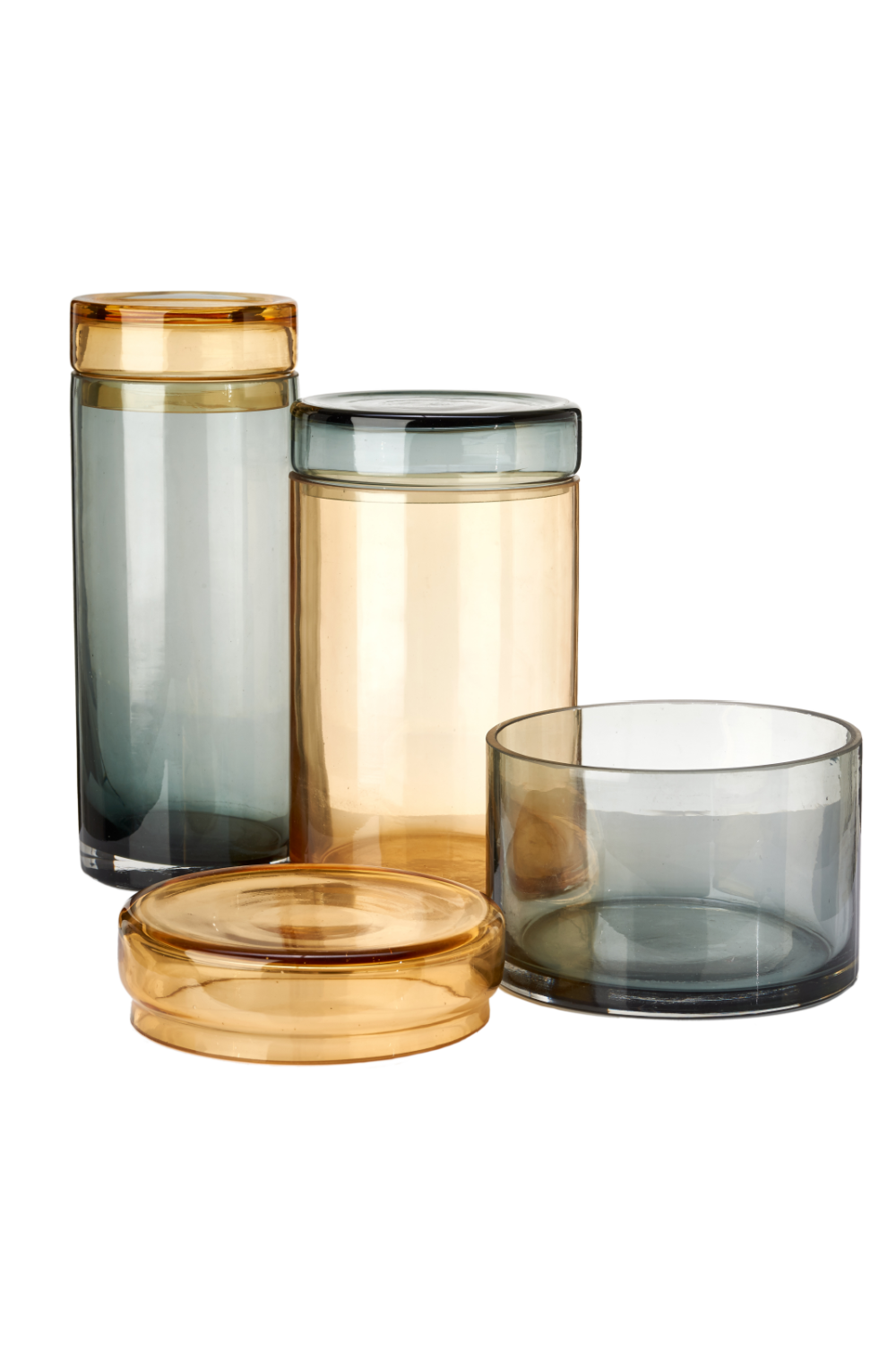 Brown Glass Caps and Jars | Pols Potten | Dutchfurniture.com