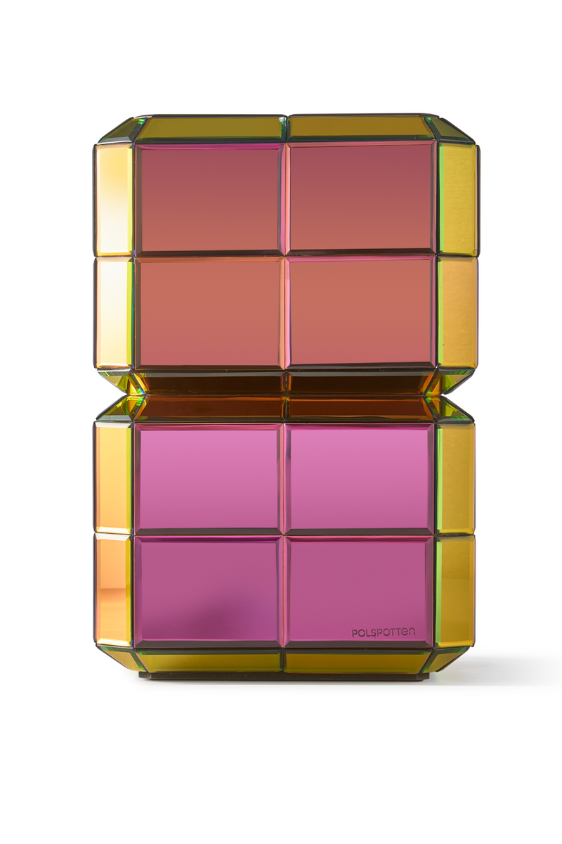 Multi-Colored Glass Side Table | Pols Potten Pixel | Dutchfurniture.com