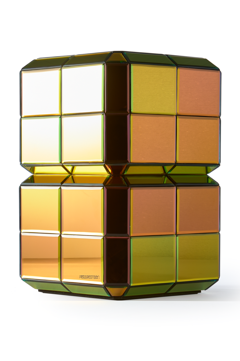 Multi-Colored Glass Side Table | Pols Potten Pixel | Dutchfurniture.com