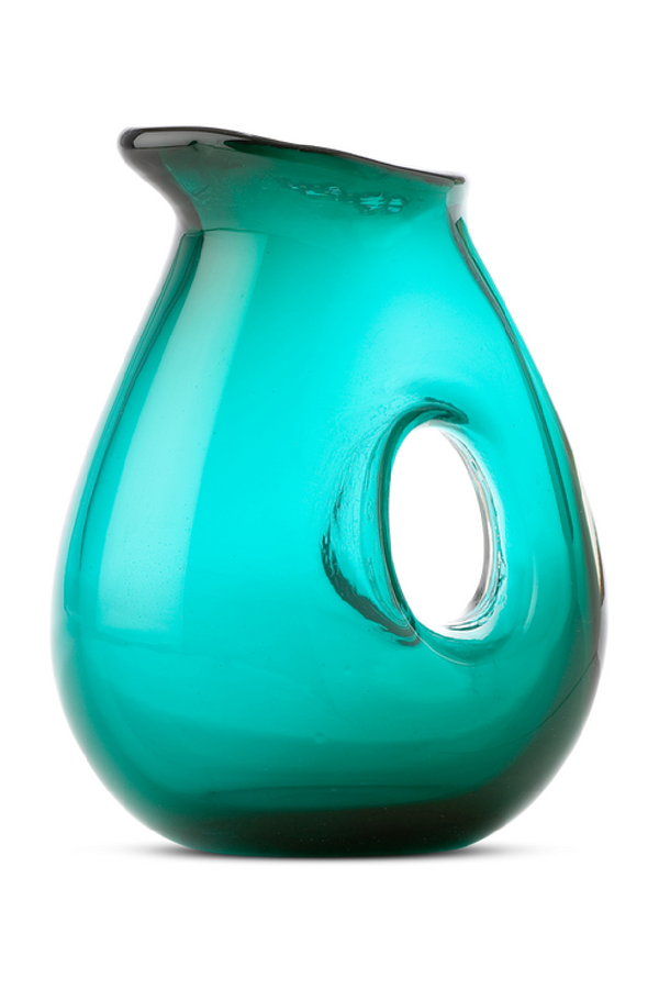 Turquoise Glass Jug | Pols Potten | Dutchfurniture.com