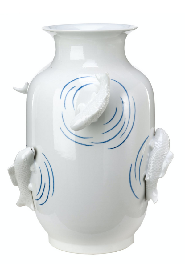 Handpainted Decorative Vase | Pols Potten Fish Pond | DutchFurniture.com
