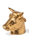 Gold Cow Head Moneybox | Pols Potten Don't Eat Me, Save Me | Dutchfurniture.com