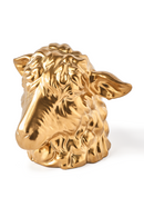 Gold Sheep Head Moneybox | Pols Potten Don't Eat Me, Save Me | Dutchfurniture.com