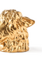 Gold Sheep Head Moneybox | Pols Potten Don't Eat Me, Save Me | Dutchfurniture.com