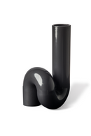 Black Ceramic Modern Vase | Pols Potten Yourtube | Dutchfurniture.com