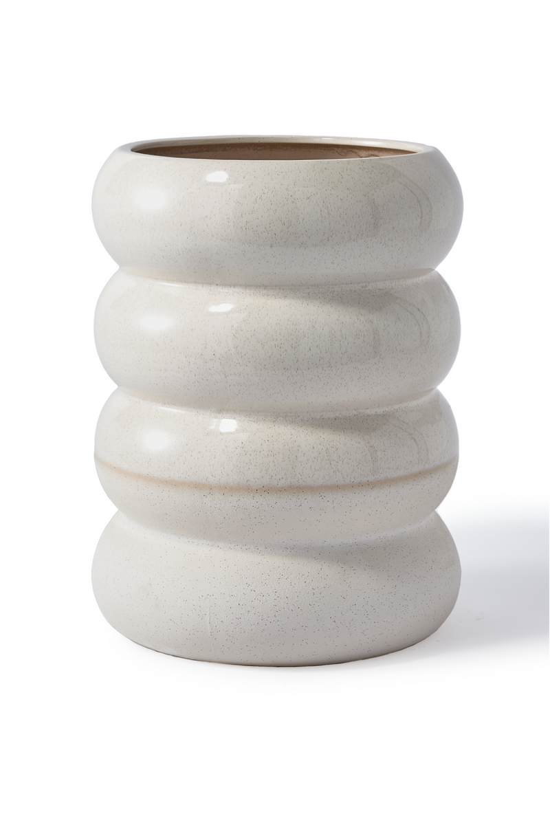 Glazed Stoneware Plant Pot (2) | Pols Potten Chubby | Dutchfurniture.com