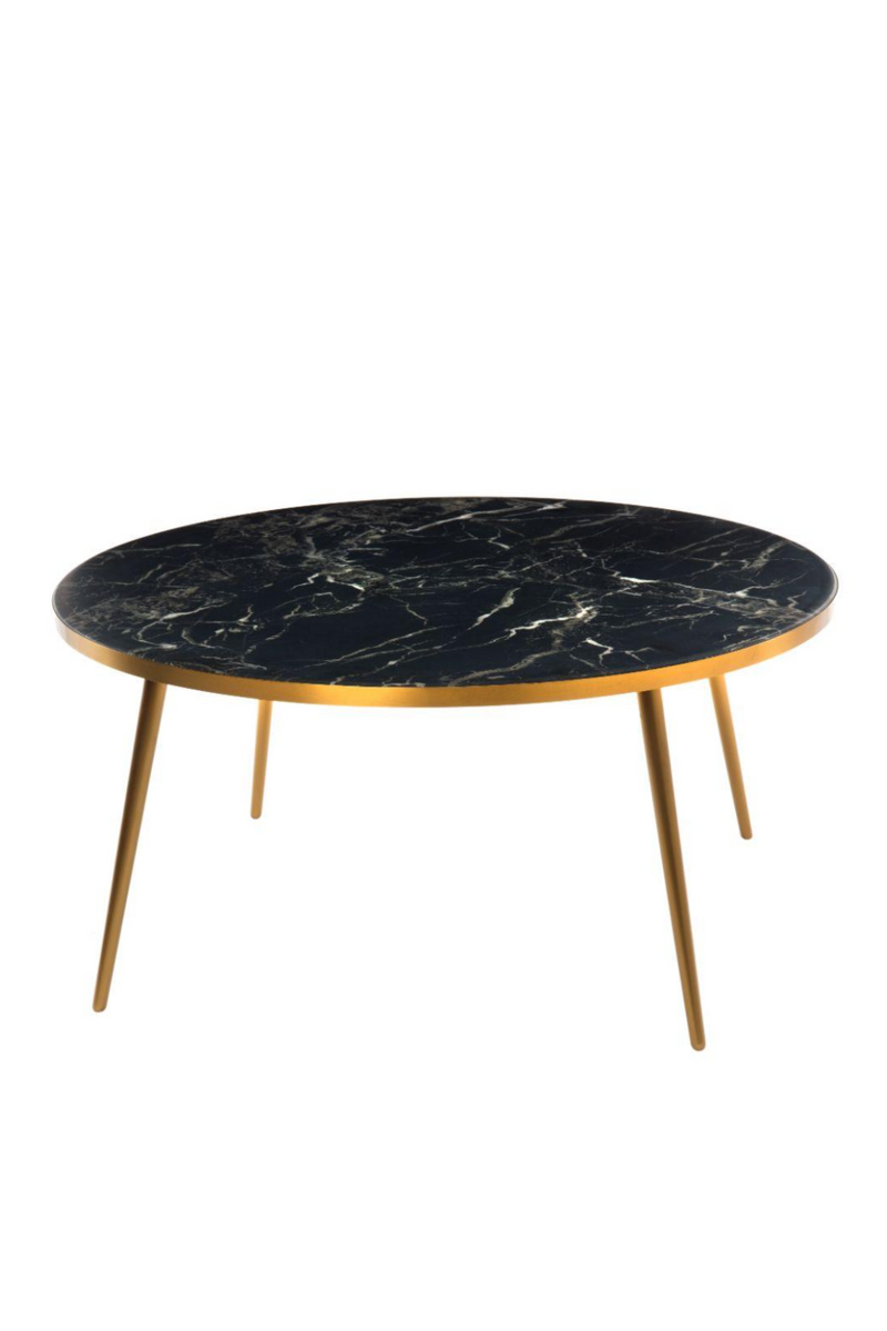 Round Black Marble Coffee Table | Pols Potten | Oroatrade.com