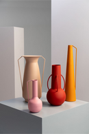 Light Pink Metal Vase | Pols Potten Roman | Dutchfurniture.com